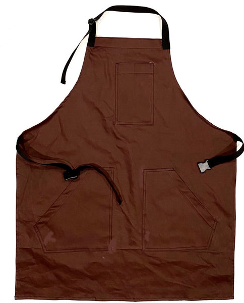 Mexican Fucking Chef Apron Cotton Twill Chocolate / Black Accents