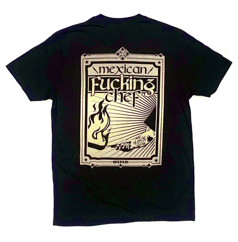Mexican Fucking Chef Poster Tee - Flames Tee