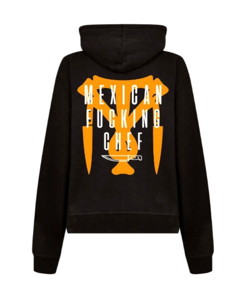 Toño Mendez X MFC Mexican Fucking Chef Black Hoodie  / Gold / White