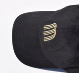 M Gold Black Dad Hat
