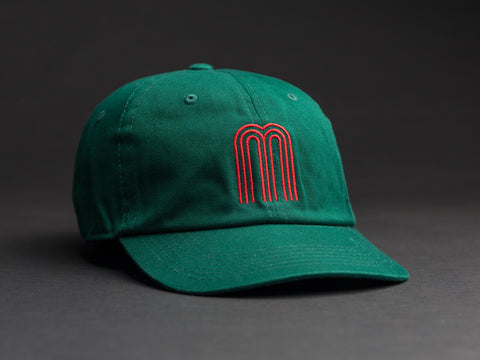 M Red / Green Dad Hat