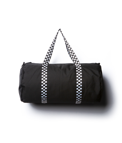 Duffel Bag - Black - Checkers Strap
