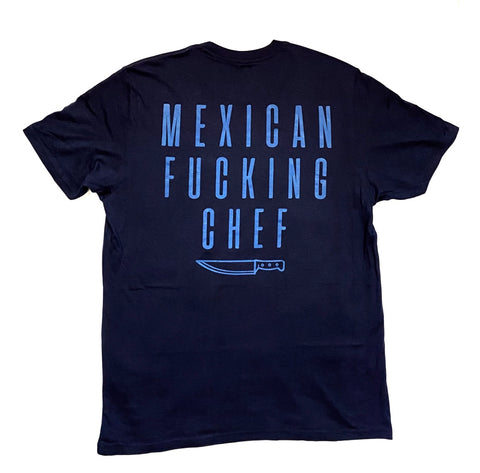 Mexican Fucking Chef Navy Blue/ Royal Blue Print