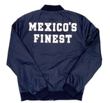Mexico's Finest  Navy Blue / White Print and Frontal Patch