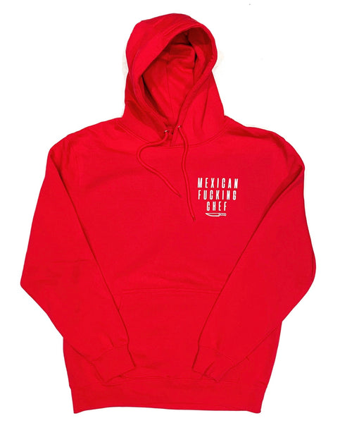 Mexican Fucking Chef Red Premium Hoodie - White  Print
