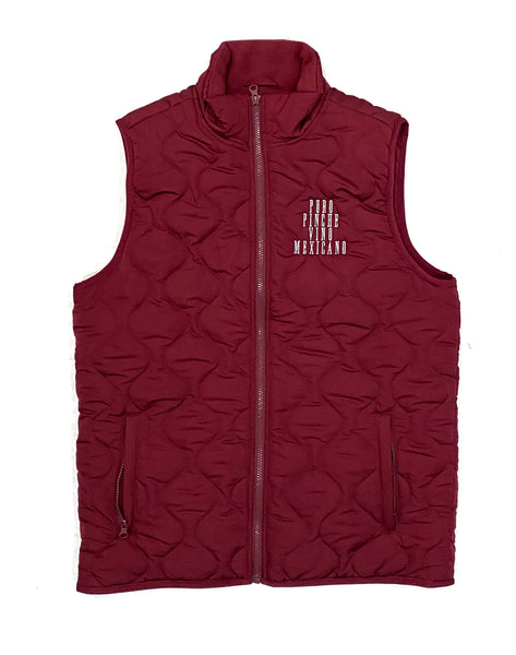 PPVM Wine Quilted, Fleece Lined Performance Vest  - Wine