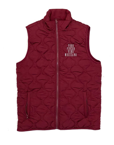 PPVM Wine Quilted, Fleece Lined Performance Vest  - Wine
