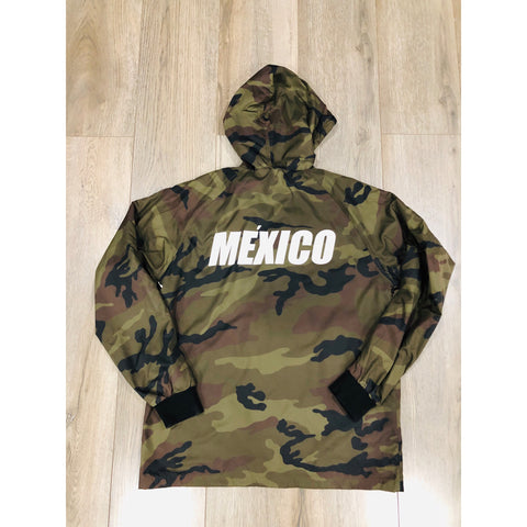 Mexico Classic Heavy Weight Track Jacket - WHITE PRINT