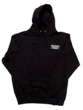 Mexico's Finest  Hoodie  - Black Frontal Patch  / White Back Print