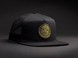 MEXICO Black /Gold  Patched Trucker Hat