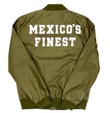 Mexico's Finest  Olive Green  / White Print and Frontal Patch
