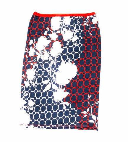 DIRTBAG Face Scarf Mask Dustmask SandMask   -  Geometric Blue - Red Accents