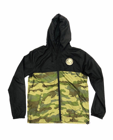 Mexico Classic Light Weight Track Jacket - Two Tone Black/Camo
