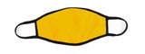 Cloth  Face Mask Bright Yellow  - Black Strap -