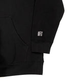 Embroided Mexican Fucking Chef X Jet Black  Premium Hoodie - Black / White
